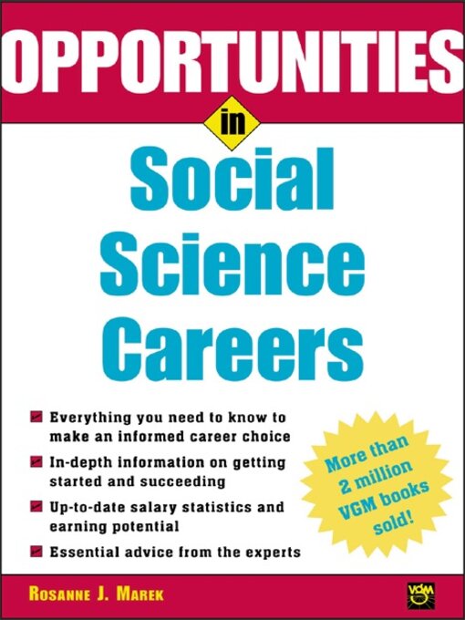 Title details for Opportunities in Social Science Careers by Rosanne J. Marek - Available